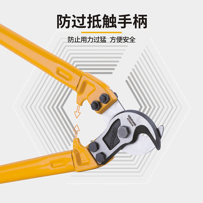 KELTONN American cable cutter manual large head wire cutter wire pliers cable cutter wire cutter copper wire scissors pliers 24 inches