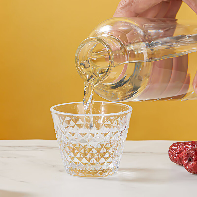 Extreme space wine bottle, high borosilicate glass white wine bottle, empty bottle, sealed wine bottle, wine container, special bottle 1000ML*2