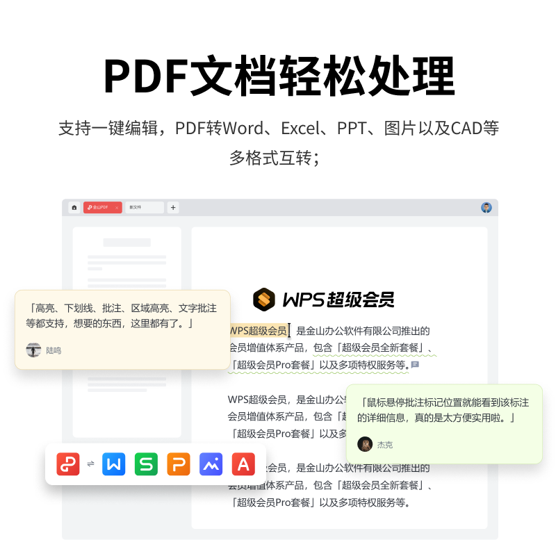 WPS super membership 2-year card, worry-free office work in the New Year, including 200+ WPS membership privileges, massive PPT template resources, mind map templates, PDF to word card, secret code to charge your own account, 365G personal cloud space, WPS super membership for 2 years