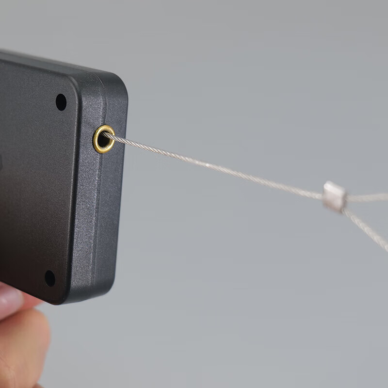 Hasdick Jingcang delivery automatic door closer punch-free telescopic door closer wooden door sliding door closer (standard model) black 800g tension HKqy-27