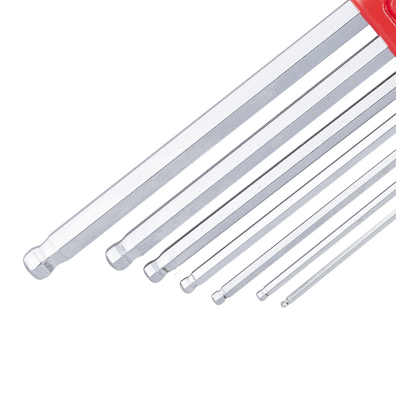 Robin Hood (RUBICON) metric long ball head hexagonal wrench RHK-287L ball screwdriver (1.5-6mm) 7-pack