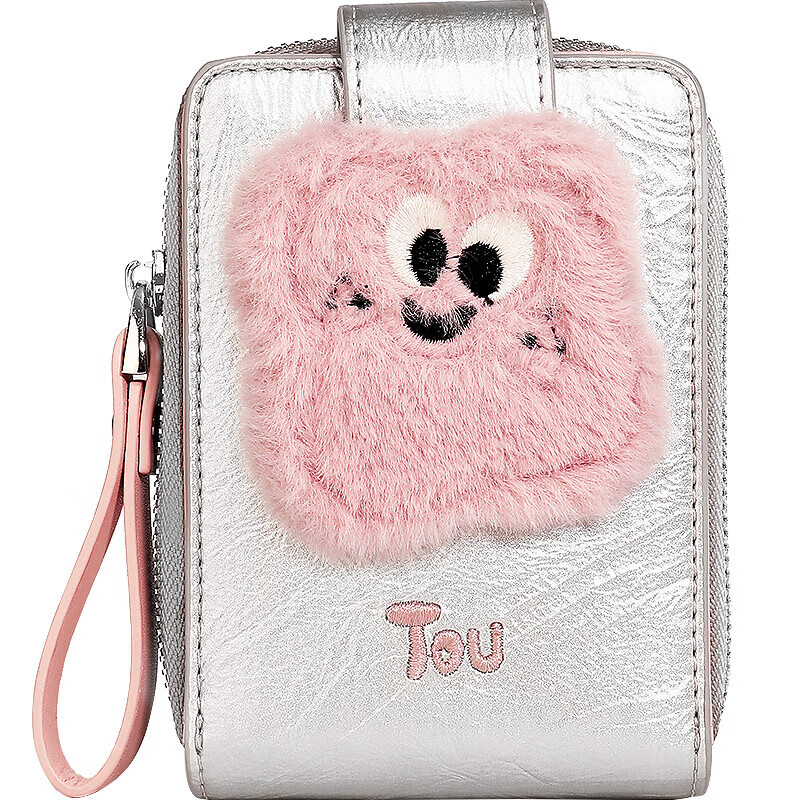 Toutou wallet female key bag cute storage card bag multi-card slot driver's license coin purse birthday New Year gift clutch bag