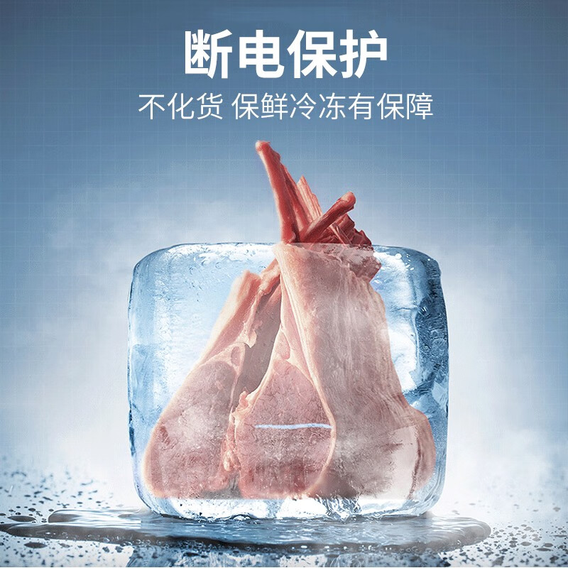 Bingnuoxi Freezer Commercial Large Capacity Freezer Household Horizontal Freezer Large Capacity Refrigerated Freezer Display Cabinet Commercial Freezer Commercial Freezer 2288 Dual Machine Single Temperature Copper Tube 3180*960*850