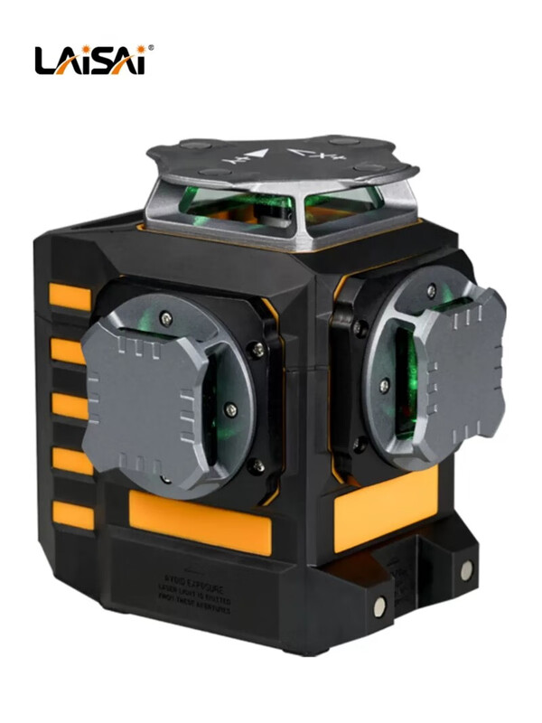 Laser Laser Laser 12-line level electronic leveling strip remote control 6 mm blue-green light LSG6682S plastering dot 12-line green light LSG6682 positive and negative