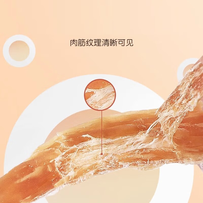 HELLOJOY Dog Snacks Puppy Teeth Chicken Jerky, Duck Jerky Small Dog Teddy Chicken Breast Chicken and Duck Mixed Jerky 180g