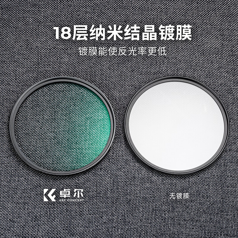 Zhuoer Black Soft Filter 1/4 Soft Focus Lens 18-layer Coating Anti-scratch Suitable for Canon and Sony SLR Cameras Waterproof and Scratch-Resistant Ultra-clear Portrait Soft Lens 67mm