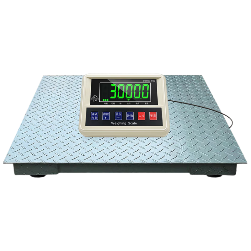 ZHENGFENG electronic floor scale industrial thickened high-precision warehousing logistics weighing platform scale 1*1.5 meters/3 tons/0.2kg