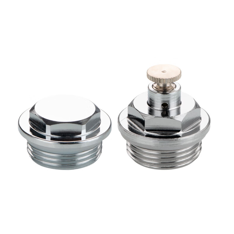 Radiator plug running air radiator 4/6 minutes 1 inch floor heating manual sewage valve outer screw thread vent valve plug 1 inch iron electroplating manual exhaust plug