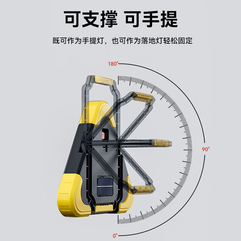 Suitu car tripod warning plate tripod emergency warning plate car triangle plate reflective bracket car rescue large-solar type