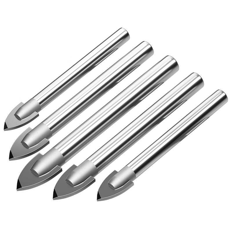 Tianzhuo Hardware Ceramic Tile Drill Bit Set Alloy Ceramic Glass Concrete Hand Electric Drill Special Punch Triangular Drill Opener 6mm 3+4+5+6+8+10+12+14 (set of 8)