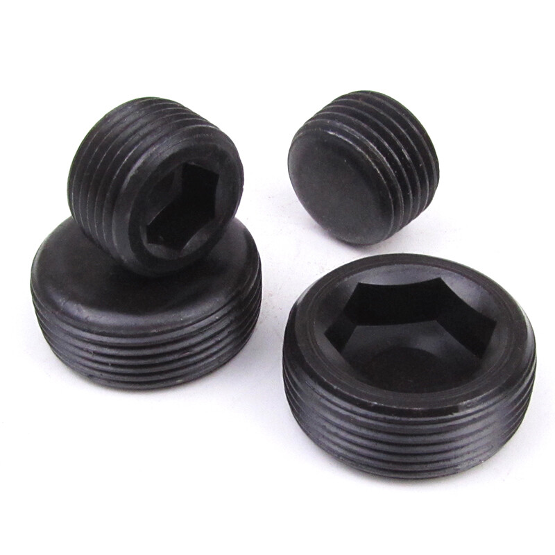 Jishuo US-made NPT/British-made BSP throat plug screws, stop screws, oil plug plug screws, bulk head screws, US 3/8-19