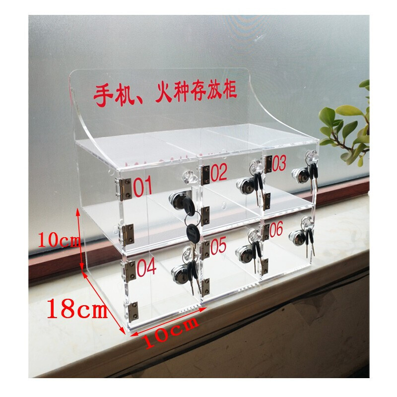 Applicable tinder storage box can be customized. Transparent tinder collection box storage box workshop lighter and mobile phone cabinet. Tinder box can be customized according to needs.