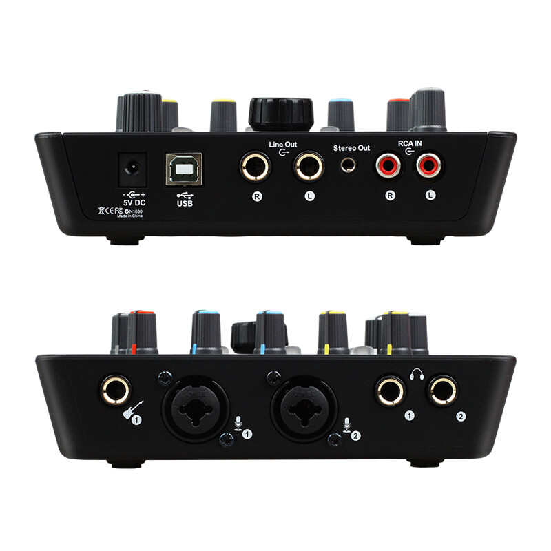 Aiken Upod Pro external sound card full set of live broadcast professional recording equipment anchor condenser microphone karaoke shouting Mai mobile phone computer universal Upod Pro+Desheng K500