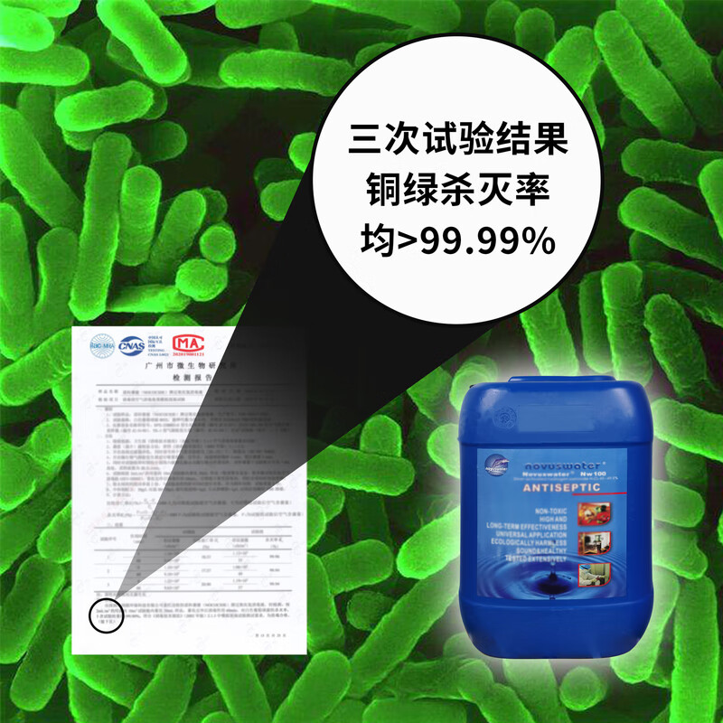Shantou Lincun Novo bottled water disinfectant kills Pseudomonas aeruginosa safe food grade disinfectant 12 bottles box