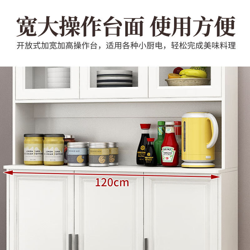 Xi Tangyue New Chinese Style Sideboard Multi-Layer Cabinet Wine Cabinet Integrated Wall Living Room Multifunctional Tea Cabinet Storage Cabinet Furniture Walnut Color Sideboard 182*80*34 Home Delivery Door-to-Door Installation