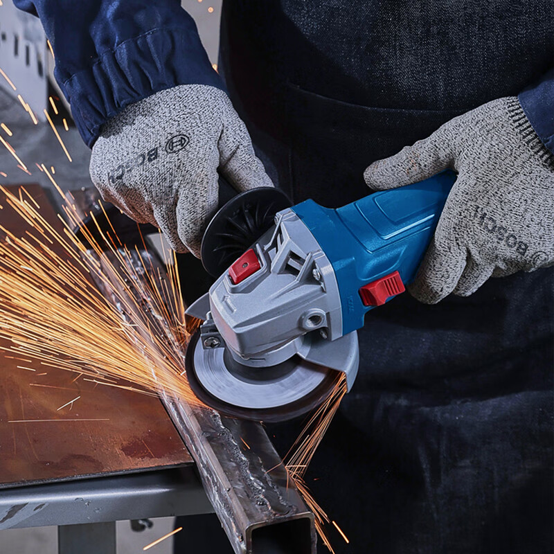 Bosch (BOSCH) GWS800 angle grinder industrial grade grinding and polishing machine metal wood hand grinder cutting machine angle grinder 800 watt-side switch factory standard merchant warehouse