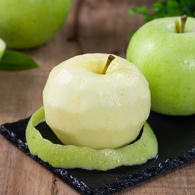 Jingdida Xinjiang Aksu Wanglin Apple Green Apple Net Weight 5 Jin Single Fruit 180g Fresh Apple Direct Shipping from the Source