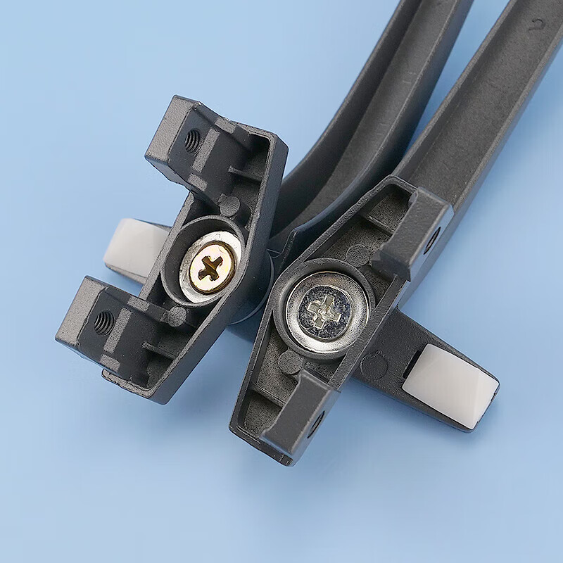 Bingyu window handle 38 type zinc alloy single point casement window handle outward opening window 7-word window lock dark gray left handle BH-630