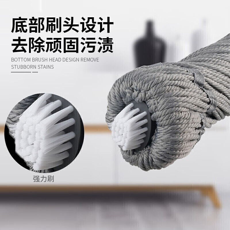 Camellia mop household one-mop clean mop floor mop hand-wash-free rotating self-twisting water-absorbing lazy mop