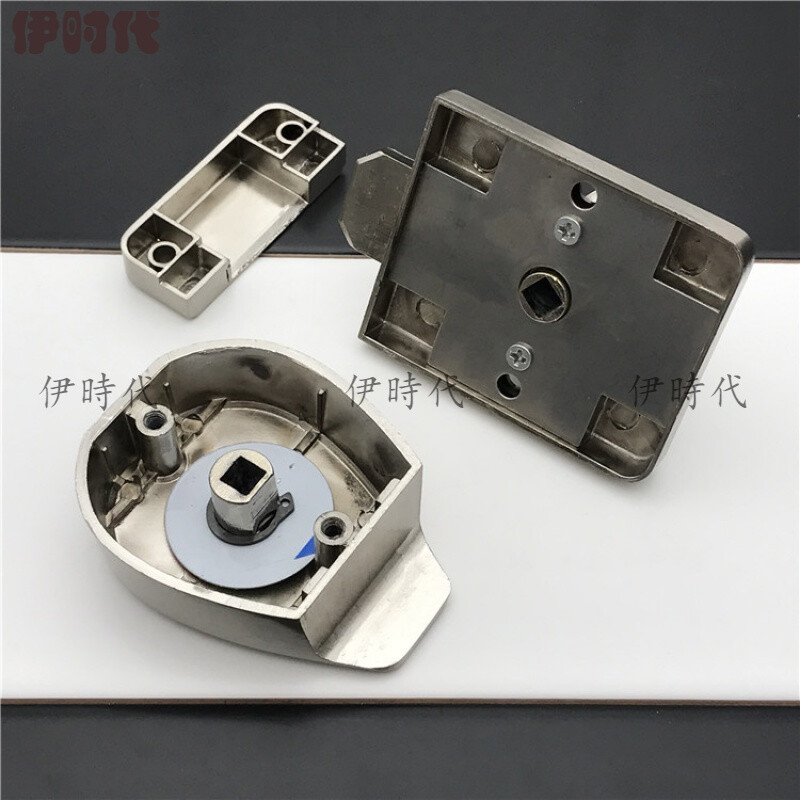 Taishilon bathroom partition door lock stainless steel indicator lock thickened 304 latch lock public toilet partition door lock plus stainless steel indicator lock