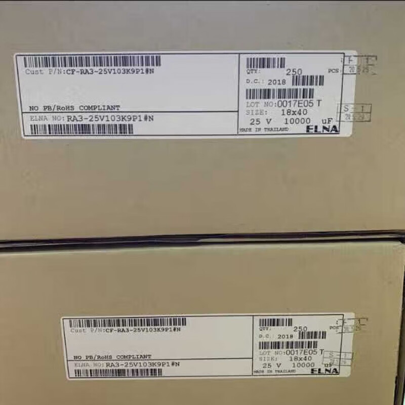 ELNA Zihongpao RA3 series 25v10000uF audio filter electrolytic capacitor