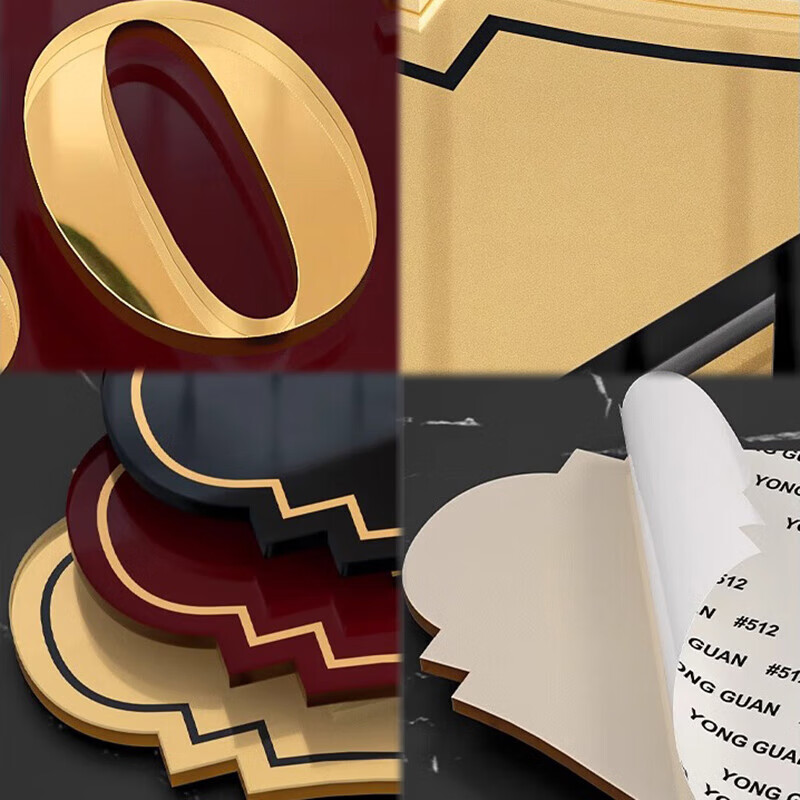 Yinchuanhui three-dimensional number plate acrylic door plate customized digital signage high-end residential room number hotel room number