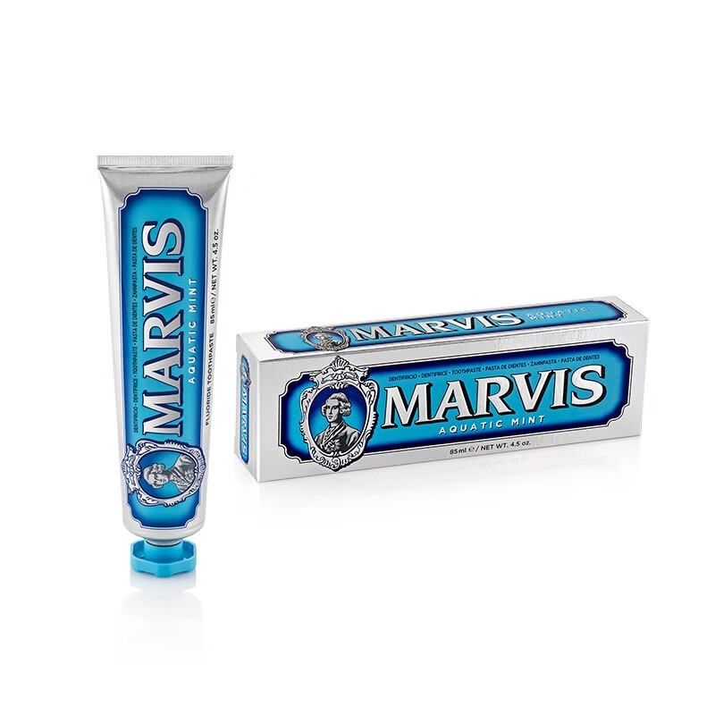 MARVIS Marine Mint Toothpaste 85ml (Blue) Anti-caries Cleansing and Whitening Teeth New and old packaging shipped randomly