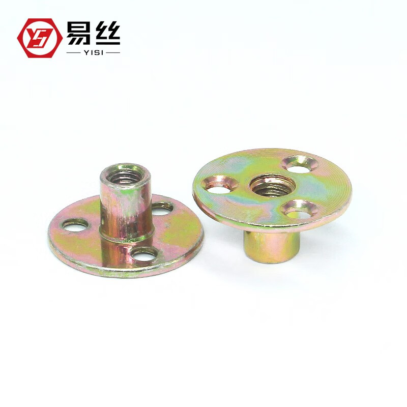 Iron plate nut Furniture nut Lock nut Lock nut Three-hole nut M8 M10 M8