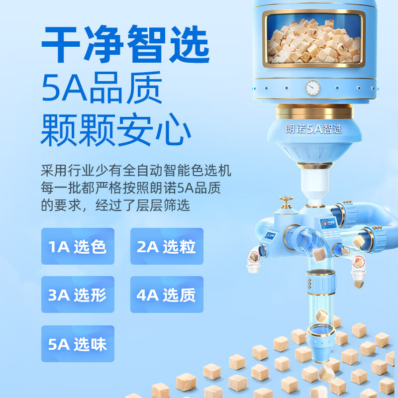 RANOVA Freeze-dried Pure Chicken Breast Granules into Kitten General Cat Snack Nutritional Pure Meat Freeze-dried Teeth Molars 370g