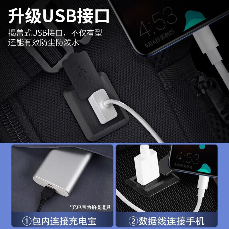 SWICKY men's anti-theft large-capacity college student casual business travel 16-inch laptop business trip backpack