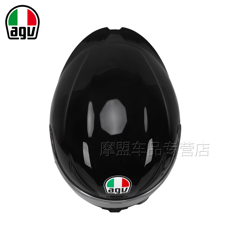 AGV K1 S helmet motorcycle motorcycle full-face wide-angle ventilated all-season lightweight cycling and running helmet for men and women new 3C certification shipped from Jingdong warehouse BLACK bright black XL (59-61 head circumference recommended)