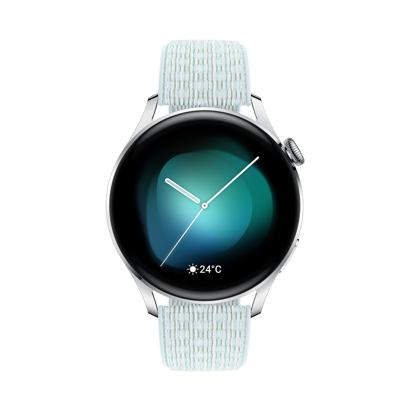 Huawei (HUAWEI) Goddess Intimate Gift Huawei Watch Women's Watch 3 Independent Calls and Free Calls eSIM Business Sports 4 Intelligent Adult Sleep Blood Sugar Access Control Independent Call Watch3 Fashion Nylon Blue-Shadan Yingyu Pink Leather Strap