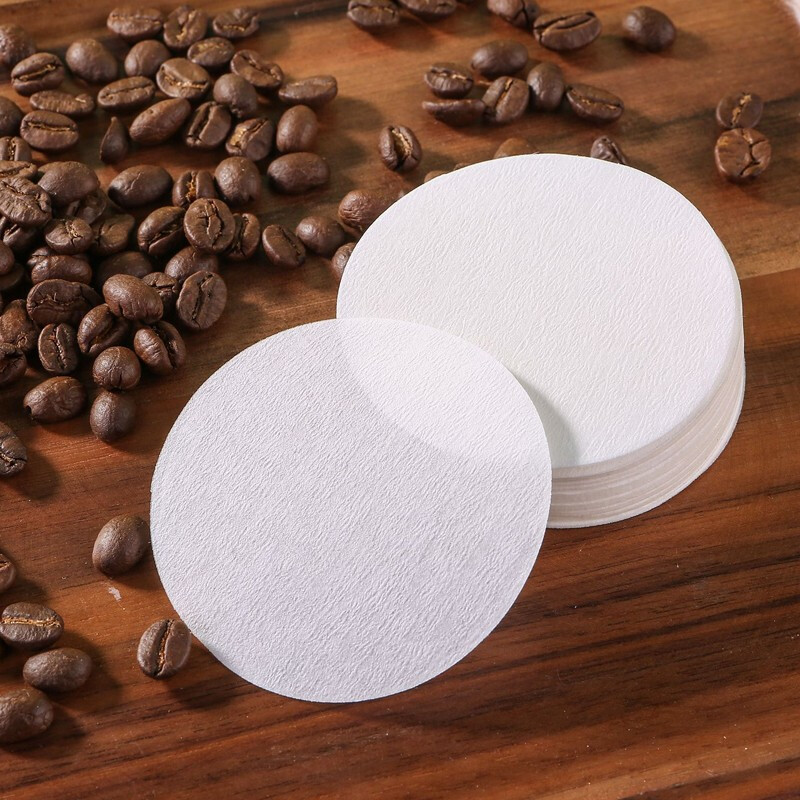 Bincoo coffee filter paper hanging ear filter paper household hand-brewed coffee filter bag enlarged and thickened round moka pot filter paper a box of 100 sheets
