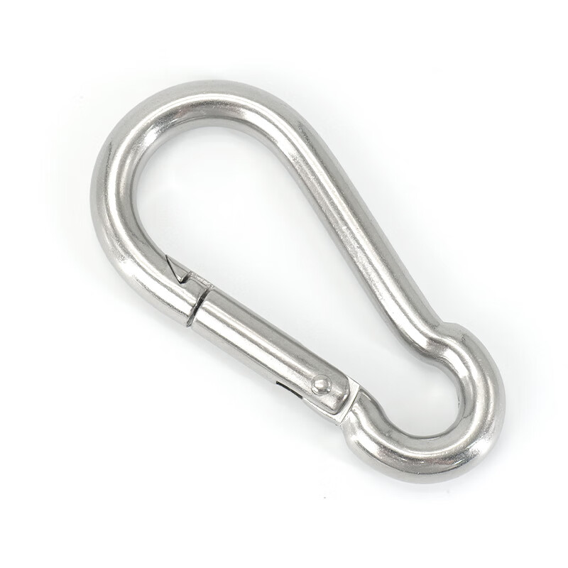 Bingyu 304 stainless steel spring buckle chain buckle key chain water bottle buckle connecting buckle BH-608 M8 standard type Jingcang Suda