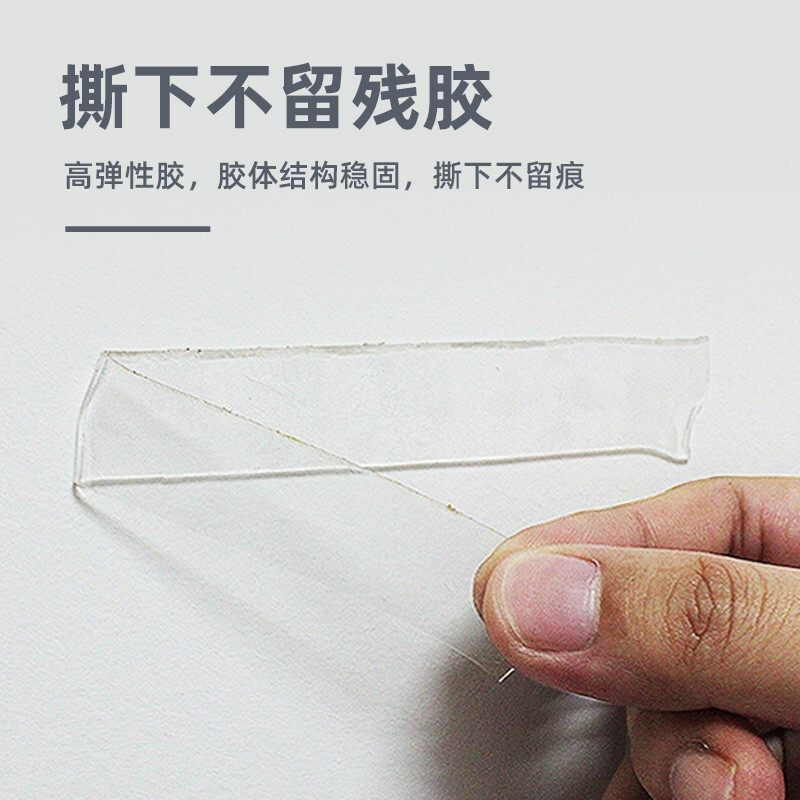 Strong double-sided tape VHB tape is waterproof, not easy to leave marks, durable, Spring Festival couplets, high viscosity, 4910 transparent, 18mm wide, 3m long