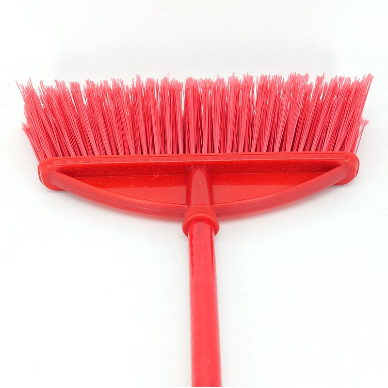 Bingyu BYrl-25 cleaning and sanitation property broom, outdoor cleaning broom, lotus flower ribbon wooden pole (10 pieces)