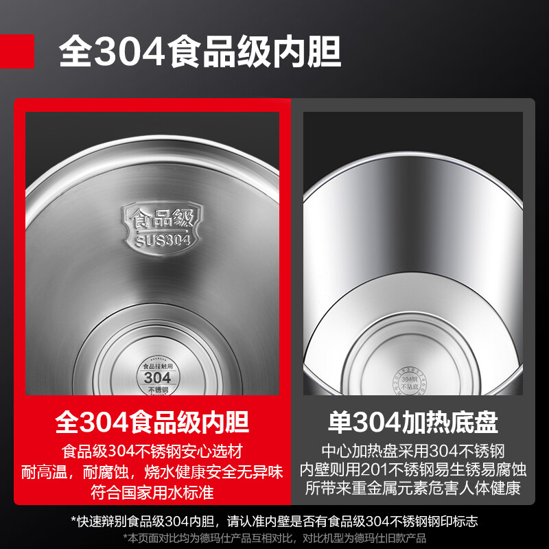 DEMASHI electric hot water bucket commercial direct drinking water machine hot water bucket milk tea insulation bucket water boiler water boiler kettle electric hot water bucket KST-20L