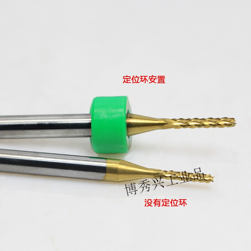 Xunliba coated 3175 corn milling cutter tungsten steel engraving machine knife PCB milling cutter gong cutter circuit board 10 pieces set 10 pieces with coating 0 points 6