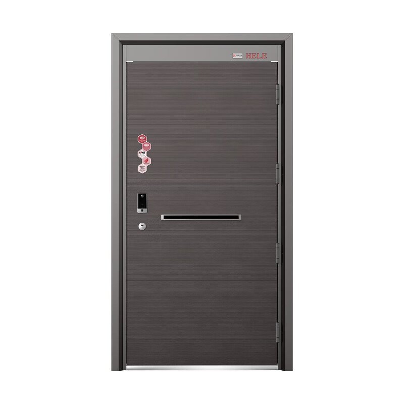HELE DOORS HELE DOORS Grade A door-Lesong Light luxury and simple style Anti-theft entry door Steel door can be customized 2050*960 single leaf