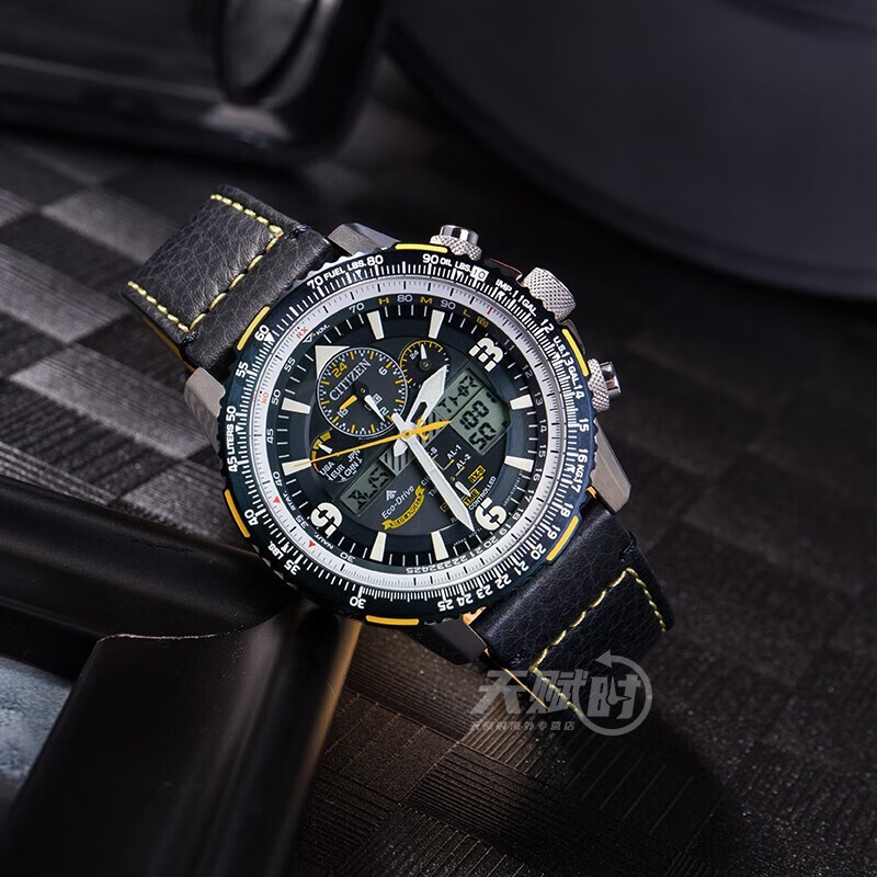 CITIZEN men's watch Blue Angel first and second generation sapphire mirror multi-station radio wave kinetic energy watch JY8078-01L