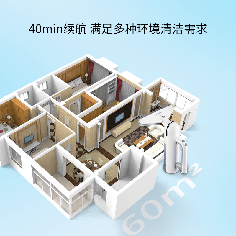 ELECTA Wireless Window Cleaning Robot Mirror Cleaning Machine Home Electric Glass Cleaning Artifact Spray, Wipe and Suction Integrated Automatic Window Cleaning Machine Window Cleaning Machine New EL611