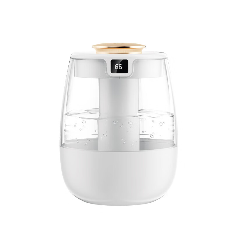 Capeden USB humidifier bedroom light sound baby office desktop large capacity intelligent humidification dual nozzles large mist volume humidification and purification white nano atomization