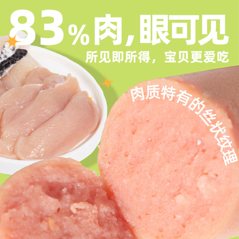 Newick staple food ham sausage dog snacks pet dog sausage training reward Teddy Golden Retriever mixed flavor 32 pieces