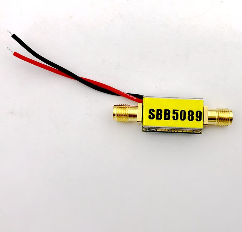 50MHz-6GHz RF amplifier small signal amplification broadband amplifier SBB5089 with shielding box other female + male interfaces (need to contact