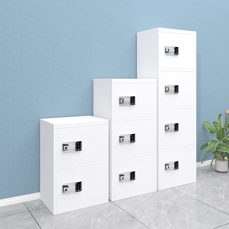 KINKOCCL safe cabinet file cabinet double safe file cabinet smart password lock four doors