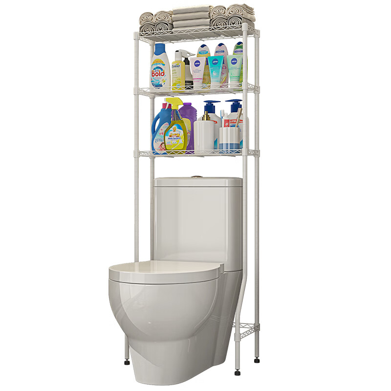 Kawai toilet storage rack three-story bathroom bathroom floor-standing storage rack storage rack above toilet water tank