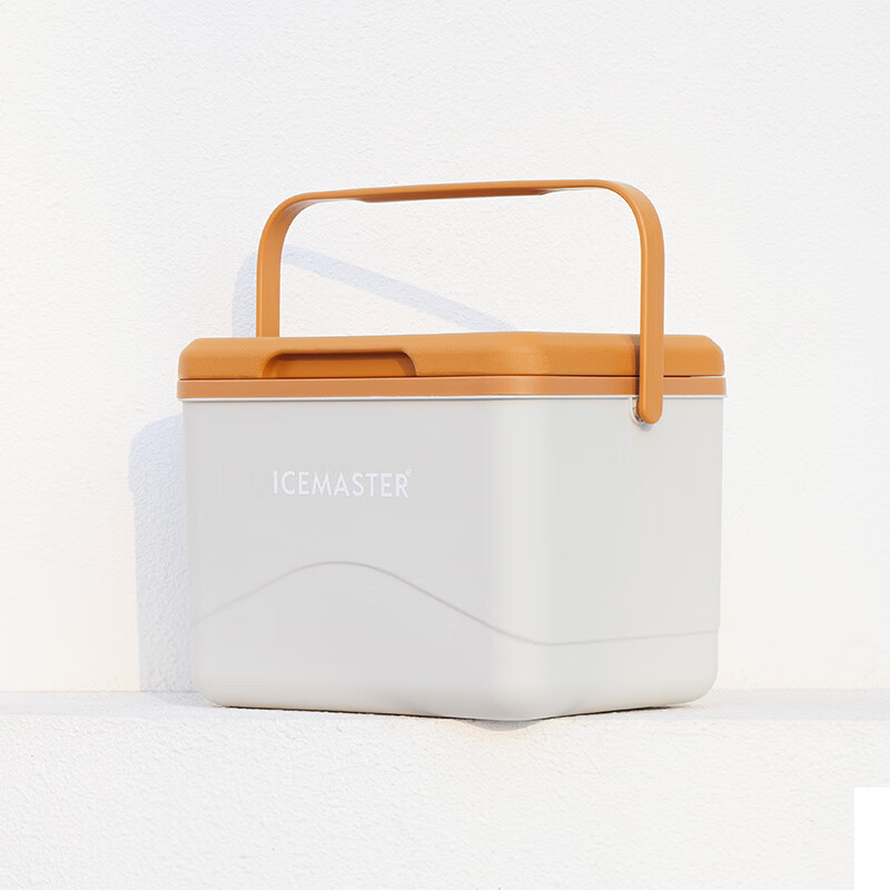 Ice Master (ICEMASTER) insulated food car small refrigerator refrigerated medical outdoor camping picnic portable milk storage fresh and hot box 5L ivory white with 1 ice brick