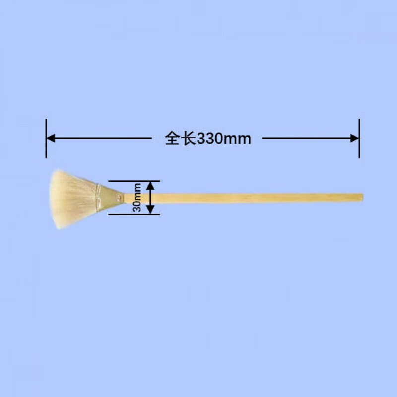 Industrial brush casting tools wool brush brush brush duster brush row paint pen iron clip brush wool brush for casting wool soft brush 12cm 10 pieces