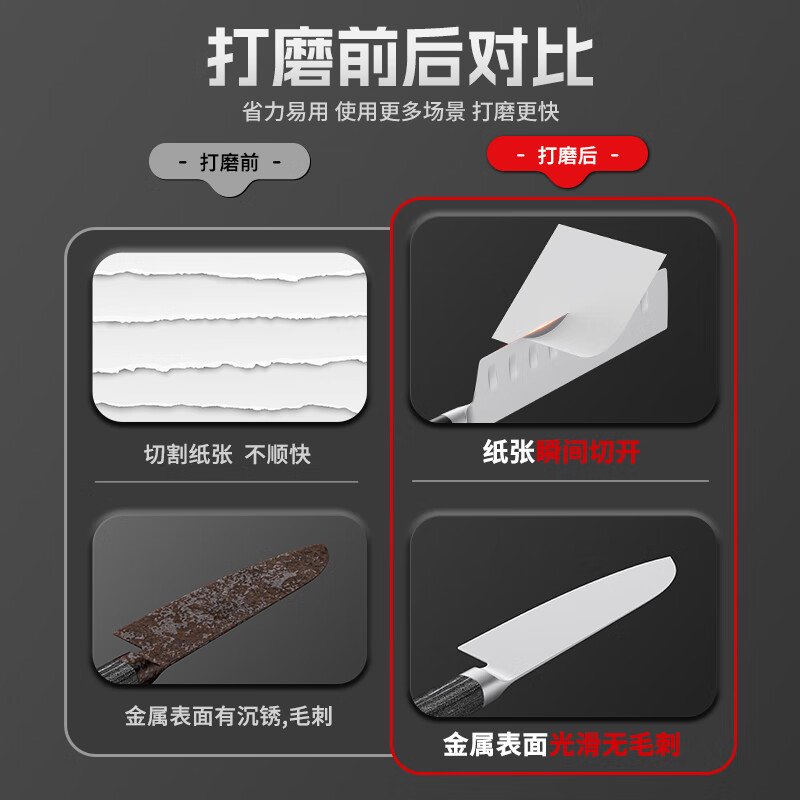 OULAIDE grinder desktop household industrial-grade multi-functional small electric polisher sharpener vertical small grinding wheel 5-inch 270W grinder