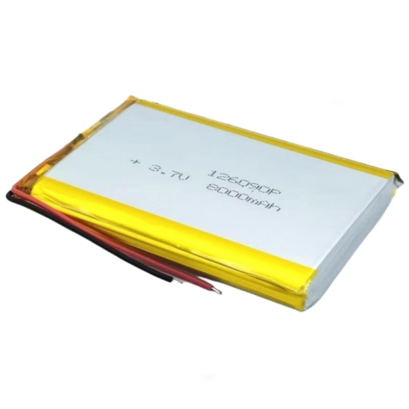 Kaiyuanda 126090 polymer lithium battery cell 3.7V universal power bank built-in large capacity 8000mah milliampere plus lead